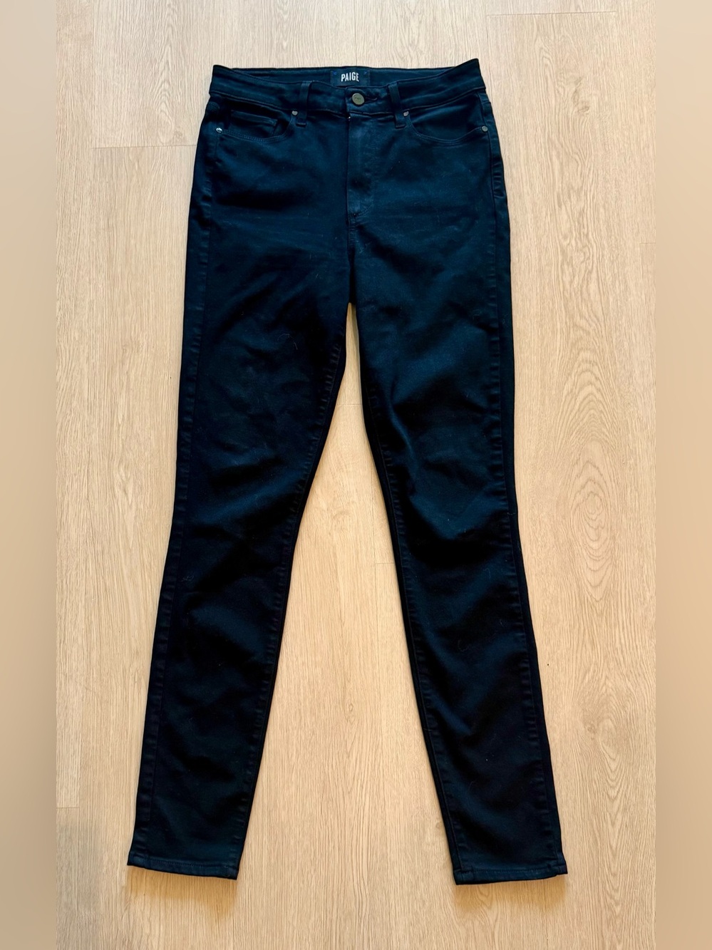 PAIGE Margot Ultra Skinny Black High Rise Jeans 27